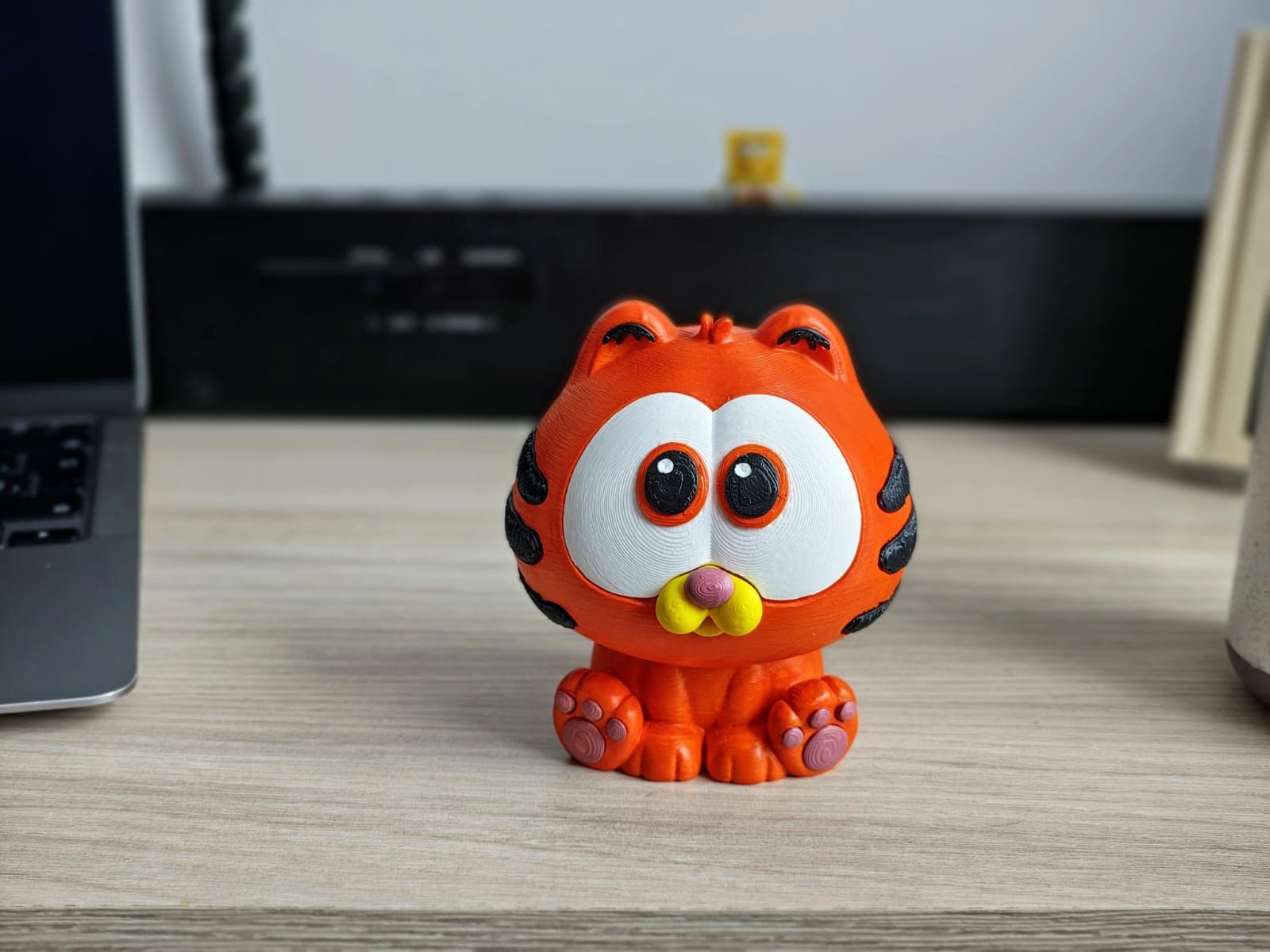 Garfield kawaii, pieza impresa en 3D por Galería Pao3D
